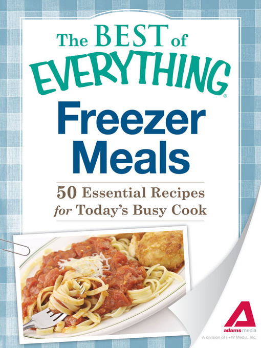 Title details for Freezer Meals by Adams Media - Wait list